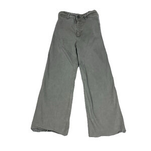 Zara Womens Size 4 Gray The Marine Flare Pants